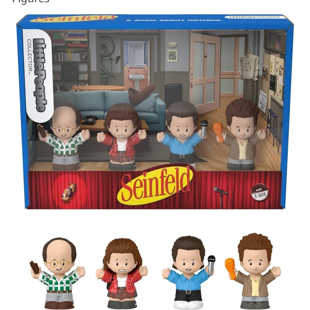 Fisher Price Little People Collector  Seinfeld 4 Pack